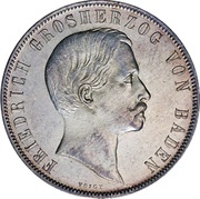 1 Gulden - Frederick I Mint Visit obverse image