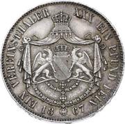 1 Vereinsthaler - Frederick I, Germany, 1865-1871 reverse image