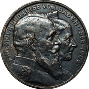 2 Marks - Frederick I Golden Wedding obverse image