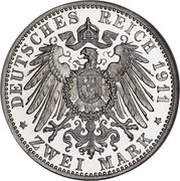2 Marks - Frederick II reverse image