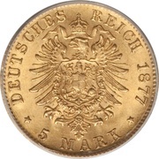 5 Mark - Frederick I reverse image
