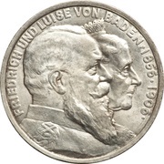 5 Mark - Frederick I Wedding Anniversary obverse image