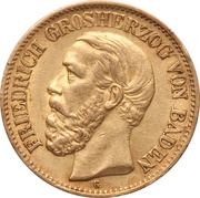 10 Mark - Frederick I obverse image