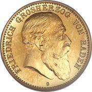 10 Mark - Frederick I obverse image