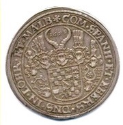 1 Thaler - William, Germany, 1624-1627 reverse image