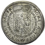 60 Kreuzer - Louis William Guldentaler, Germany, 1704 reverse image