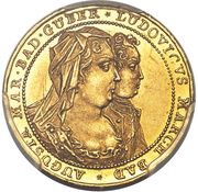 1 Ducat - Louis George Peace of Rastatt obverse image