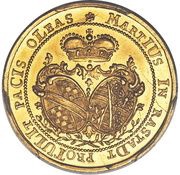 1 Ducat - Louis George Peace of Rastatt, Germany, 1714 reverse image