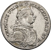 1 Conventionsthaler - Charles Frederick obverse image