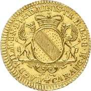 1 Ducat - Charles Frederick Administrationsdukat obverse image