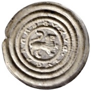 Denier Bracteate - Bernhard of Sachsen reverse image