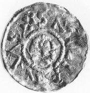 Denier au nom d'Otton III obverse image