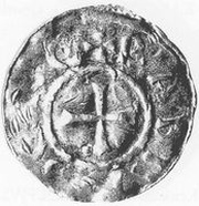 Denier au nom d'Otton III, Germany, 983-996 reverse image