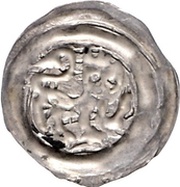 1 Pfennig - Henry I of Schmiedefeld, Germany, 1242-1258 reverse image