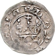 1 Pfennig - Leopold I of Gundlach, Germany, 1296-1303 reverse image