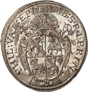 3 Kreuzers "Sterbegroschen" - Philip Valentin obverse image