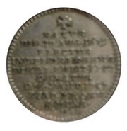 3 Kreuzers "Sterbegroschen" - Adam Frederick Death, Germany, 1757 reverse image