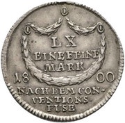 20 Kreuzers - Christoph Francis of Buseck, Germany, 1800 reverse image