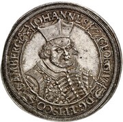 1 Thaler - John George II Fuchs of Dornheim obverse image