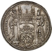 1 Thaler - John George II Fuchs of Dornheim, Germany, 1629 reverse image