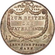 1 Thaler - Francis Louis, Germany, 1795 reverse image
