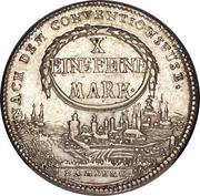 1 Conventionsthaler - Christoph Francis, Germany, 1800 reverse image