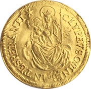 1 Ducat - Francis of Hatzfeld, Germany, 1635-1640 reverse image