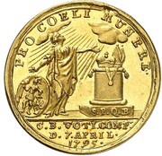 1 Ducat - Christoph Francis of Buseck, Germany, 1795 reverse image