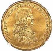 5 Ducats - Philip Valentin obverse image
