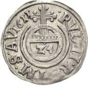 1⁄24 Thaler - Wolfgang II, Germany, 1611 reverse image