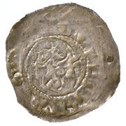 Light Denier - Henry X, Germany, 1126-1139 reverse image