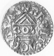 Denier - Arnulf Ier Ratisbonne, Germany, 907-937 reverse image