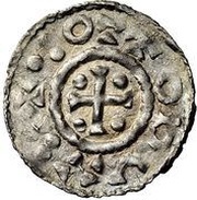 Denier - Otto I Regensburg mint obverse image