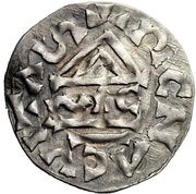 Denier - Henry III, Germany, 983-985 reverse image