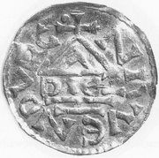 Denier - Henri II Neubourg, Germany, 985-995 reverse image