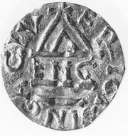 Denier - Henri II Frisingue, Germany, 985-995 reverse image