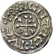 Denier - Henry IV Regensburg mint obverse image