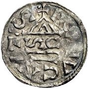 Denier - Henry IV Regensburg mint reverse image