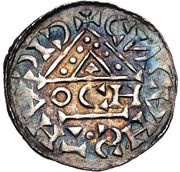 Denier - Henry V Regensburg, Germany, 1017-1026 reverse image