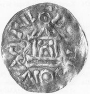 Denier - Henri VII Ratisbonne, Germany, 1042-1047 reverse image
