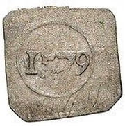 1 Pfennig - Albert V, Germany, 1579 reverse image
