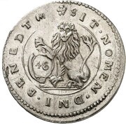 48 Kreuzer - Maximilian I Kipper, Germany, 1621-1623 reverse image