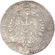 1 Guldenthaler - Albert V, Germany, 1565-1576 reverse image