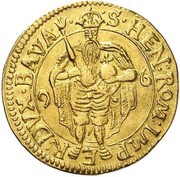 1 Ducat - William V, Germany, 1596 reverse image