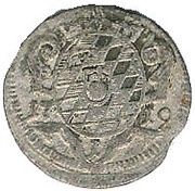 1 Kreuzer - Maximilian II Emanuel, Germany, 1715-1724 reverse image