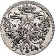 1 Kreuzer - Charles Albert, Germany, 1744-1745 reverse image
