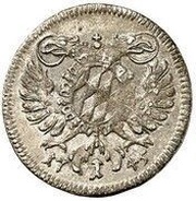 1 Kreuzer - Maximilian III Joseph, Germany, 1745 reverse image