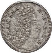 3 Kreuzers - Maximilian II Emanuel obverse image