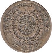 3 Kreuzers - Maximilian III Joseph, Germany, 1745-1767 reverse image