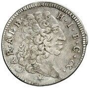 15 Kreuzers - Charles Albert obverse image